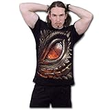 Das schwarze T-Shirt ist aus 100 % Baumwolle und Jersey mit hautfreundlichen, AZO-freien Reaktivfarbstoffen.