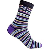 DexShell Men's Standard Crew Length, Stripe, Small