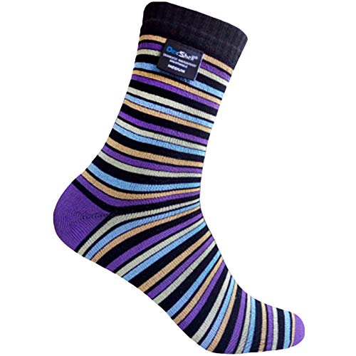 DexShell Men's Standard Crew Length, Stripe, Small