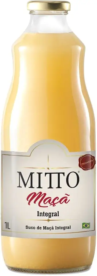 Mitto Suco Maçã Integral Vidro 1L