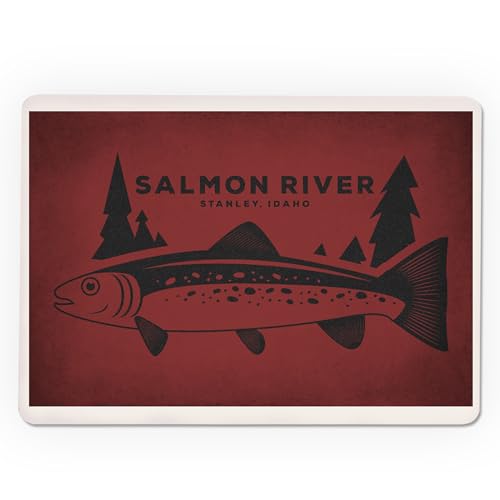 Lantern Press Naipes Stanley Salmon River Póker 52 cartas miniatura 3