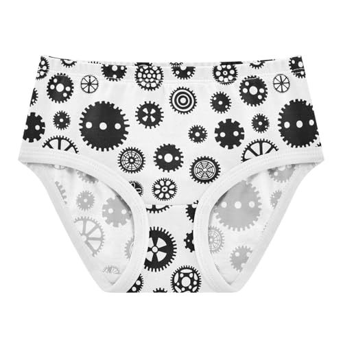 Gear Black and White Toddler Girls's Underwear 2T 2303188