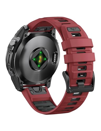 ANBEST Correa para Garmin Fenix 6X Pro/3/7X/8 51mm, Correa Silicona 26mm Quick-fit para Fenix 6X/7X Pro/5X/5X Plus/Epix Pro 51mm/Descent MK1/MK 2i/MK 2 ANBEST Correa para Garmin Fenix 6X Pro/3/7X/8 51mm, Correa Silicona 26mm Quick-fit para Fenix 6X/7X Pro/5X/5X Plus/Epix Pro 51mm/Descent MK1/MK 2i/MK 2