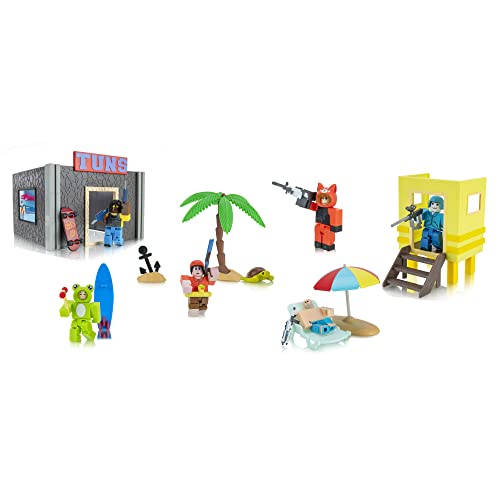 Image of Roblox Action Collection - Arsenal: Operation Beach Day Deluxe Playset [Includes Exclusive Virtual Item]