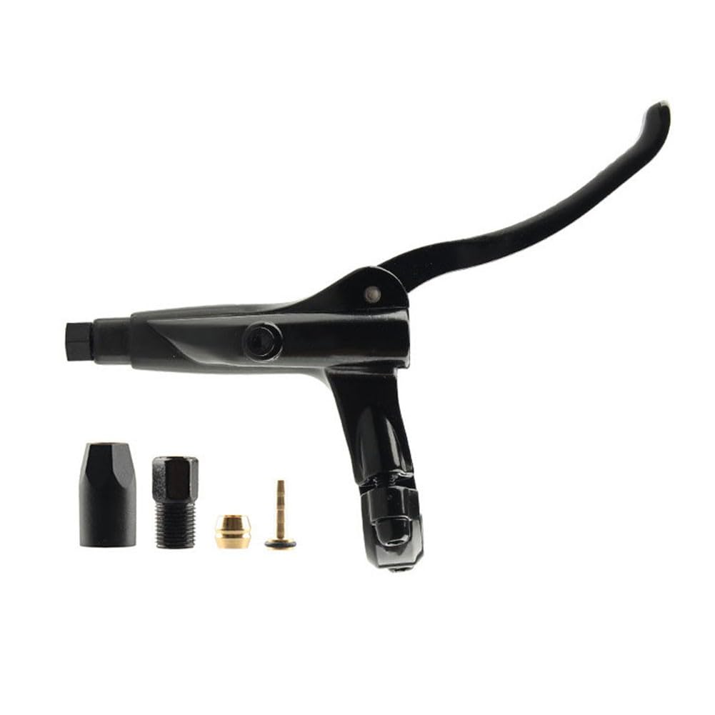 For 5MM Tube Hydraulic Brake Lever Designed for Mountain Bikes with For disc Brakes Forged Aluminum Alloy for Enhanced Durability (right)