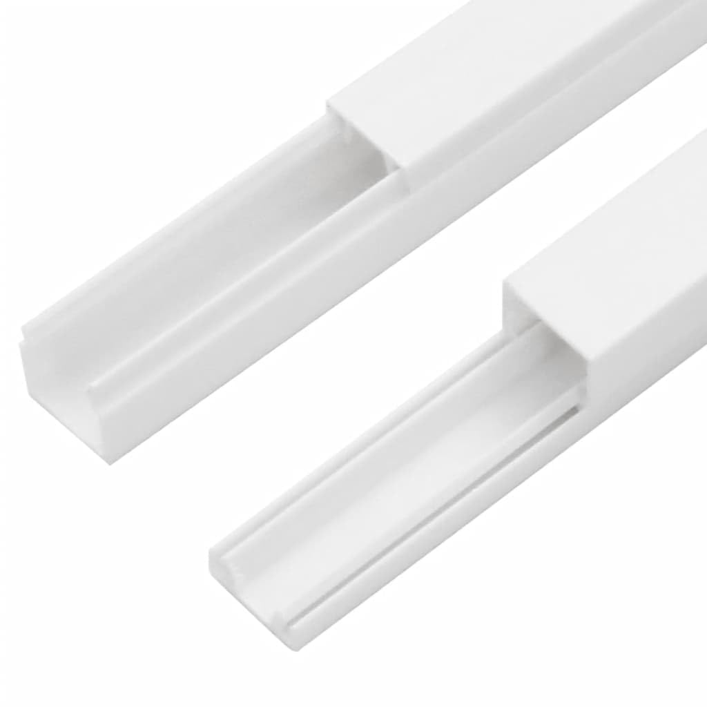 Goulotte Passe Cable, Goulotte de Câble Cache-câble 30x15 mm 30 m PVC