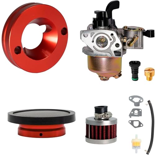 JMCHstore Performance Carburetors High-Flow Air Filter Adapter Kit for Phatmoto 79cc Gas Bike, Stage 1 kit for 79/105cc Lifan Engine