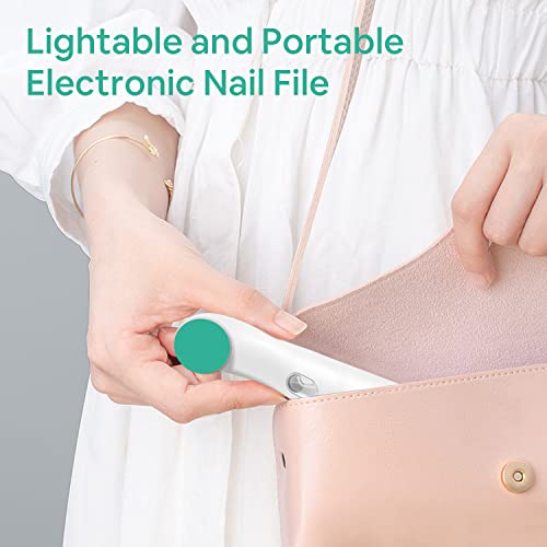 Sunmay 4-In-1 Electric Nail File Set, Rechargeable Nail Files And Buffers For Shape, Smooth, Buff & Shine, Remove Cuticles & Calluses, Professional Cordless Nail File Machine For Home Nail Pedicure #TOP6