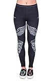Figur umarmt enge Passform, formt sich zu Ihrem Körper. Sie können sich auch frei bewegen, da Sie wissen, dass der hohe Bund Ihre Leggings an Ort und Stelle hält und ein unerwünschtes Durchhängen verhindert.