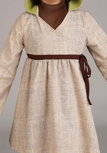 Disfraz Completo de Yoda para Niñas Talla Mediana miniatura 4