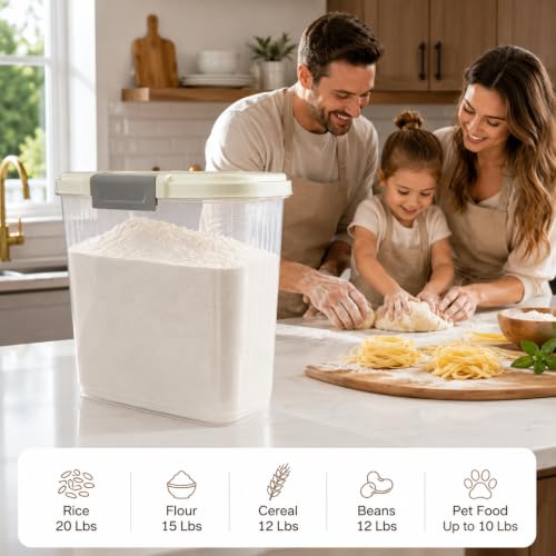 The 27 Best Large Rice Containers (From 20 lbs to 50 lbs) of 2026 ...