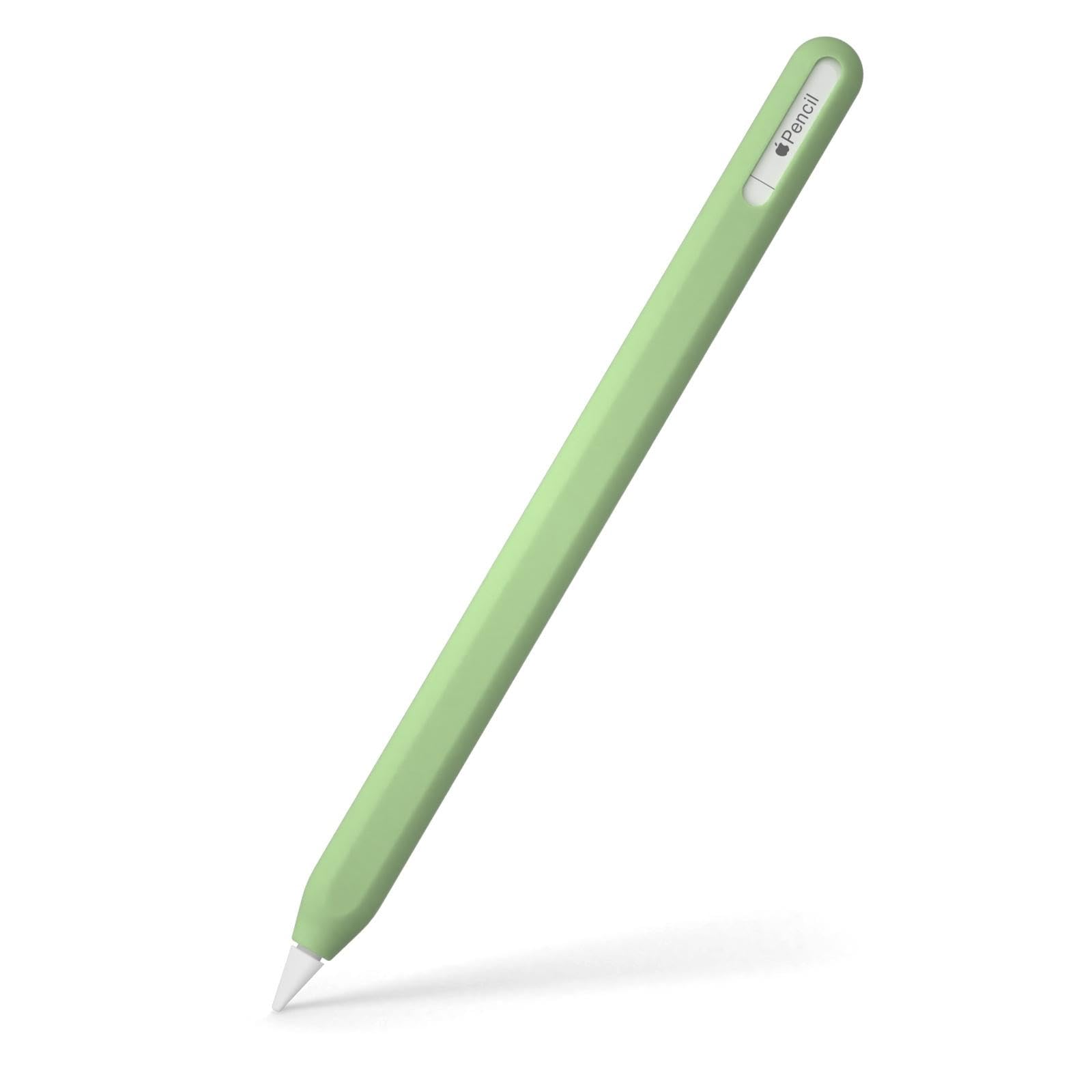 Oboe Silicone Cover Pencil Case Sleeve Compatible with Apple Pencil (USB-C) for iPad Pro 11/12.9 inch Skin (B-Light Green) [Stylus Pencil is NOT Included]-picture-37