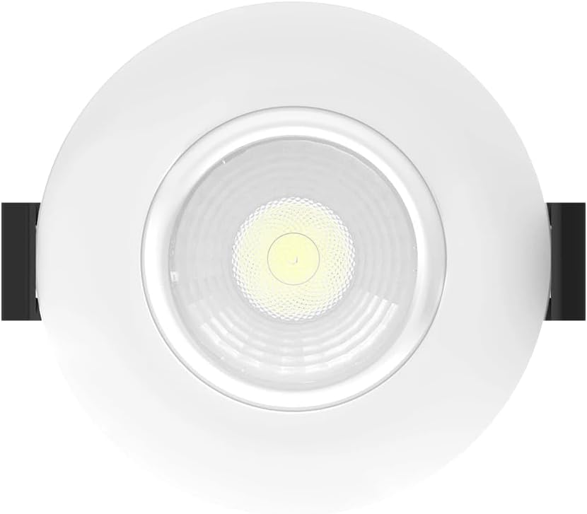 RAB Lighting - G2,3,4, GF4, GR2,3,4 Inch Gimbal LED Downlights - 30 Tilt & 360 Rotation - Ideal for Accent & Directional Lighting - Off-Board Drivers- Wet Location Rated - Dimmable & IC-Rated (G2)