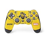 Skinit Decal Gaming Skin Compatible with PS4 Controller - Officially Licensed Marvel X-Men The Wolverine Design
