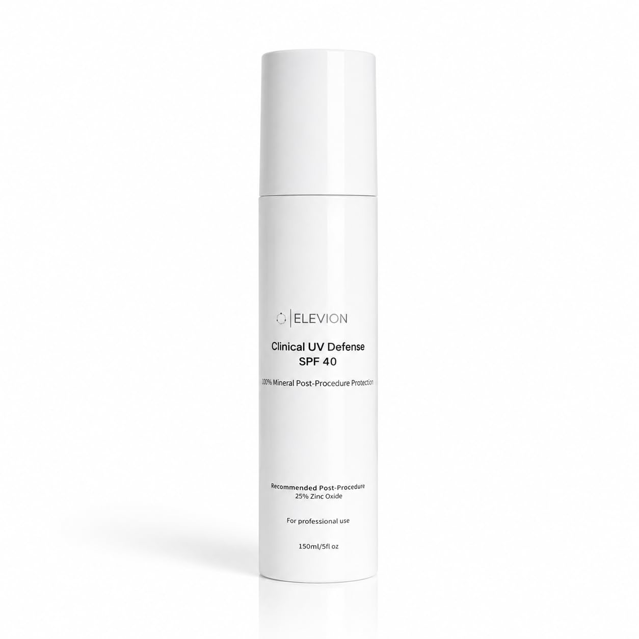 UV Defense Mineral Sunscreen Cream, Broad-Spectrum UVA/UVB Protection, SPF 40, 150 mL, for Post-Procedure Skin Recovery, 25% Zinc Oxide