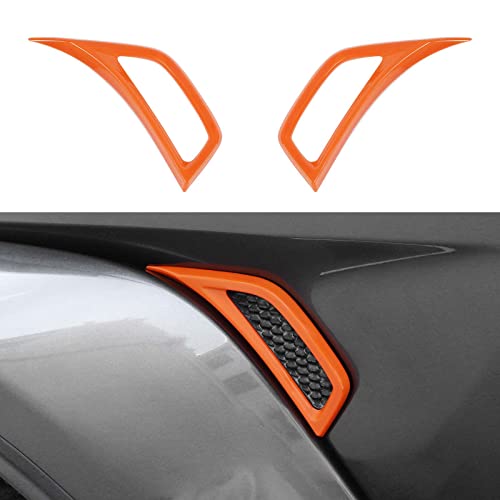 Voodonala for Jeep JL ABS Side Air Conditioning Vent Outlet Decoration Trim for 2018-2026 Jeep Wrangler JL JLU Gladiator JT 4xe Orange by Voodonala - Used condition - US$12.75