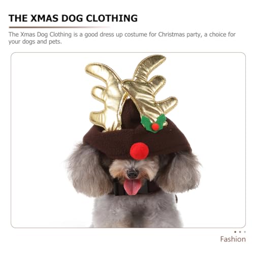 Disfraz Navideño para Perro Ipetboom Talla 51 cm miniatura 7