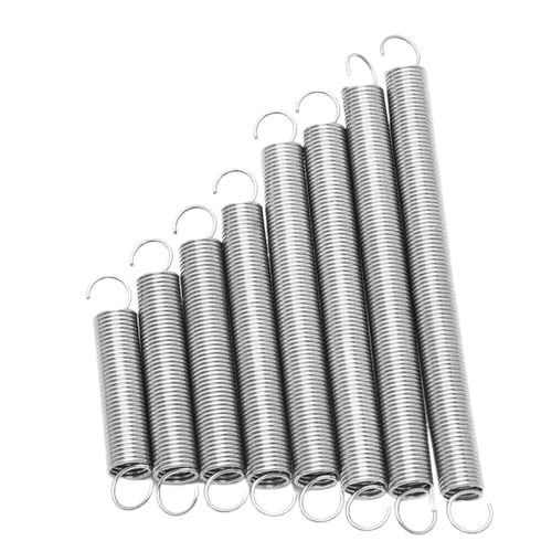 1.5mm Stainless Steel Hook Springs Extension Tension Spring Length 30mm - 335mm (5,1.5x16x70mm)