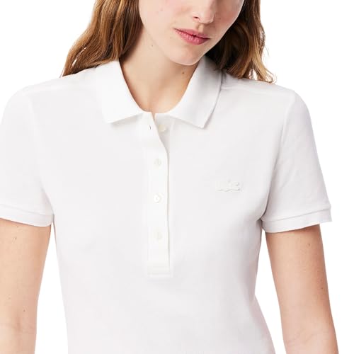 Image of Lacoste Women's Slim Fit Stretch Petit Pique Polo Dress