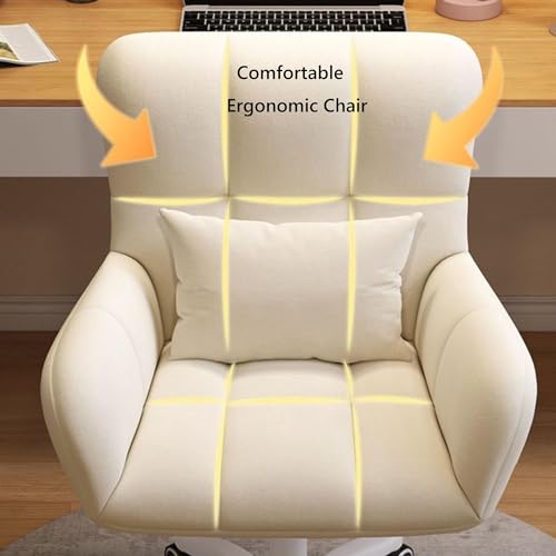 Chaise de bureau pivotante 360° ergonomique réglable avec roulettes accoudoirs et soutien lombaire - 5