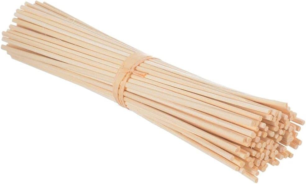 Tustao 30 Pcs Reed Diffuser Sticks, Natural Rattan Wood Sticks, Essential Oil Aroma Diffuser Refill Replacement Sticks for Home, Office, Reed Diffuser Sticks Home Fragrance