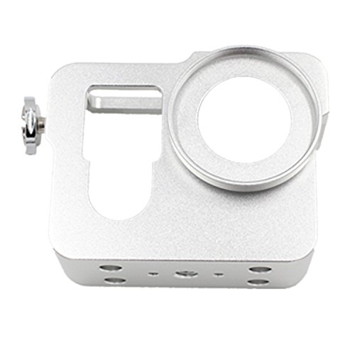 jeerui plata aluminio Esqueleto jaula Rugged protectora marco para GoPro Hero 4 3 Plus