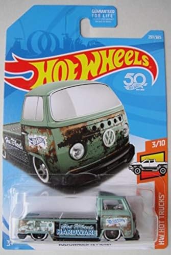 Hot Wheels Camión Volkswagen T2 Pickup Azul 1:64 miniatura 1