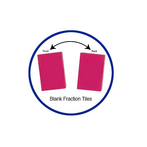 EAI Education Fraction Tiles with Tray: Blank Set of 51 miniatura 4