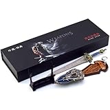 Wonsunte Wow Props Models - Espada del Rey Llane De 22 Cm/8,6 Pulgadas Modelo De Escudo con Cabeza De Le&oacute;n Juego De Regalo con Caja Jugadores Y Amigos