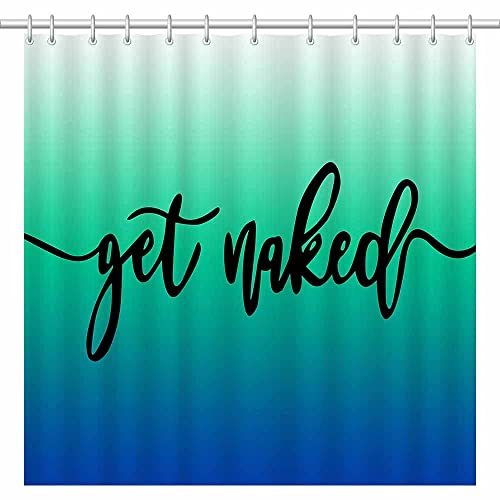 SHENGJUN Duschvorhang-Set mit 12 Haken Cover