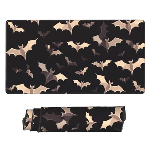 Tapis de souris de jeu Halloween XL 40x75 cm avec base en caoutchouc antidérapante