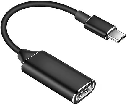 USB C to HDMI Adapter Cable, Type C to 4K HDMI Cables,USB C Thunderbolt 3 to Display Port Converter,Compatible with MacBook Pro/Air,iPad,Surface Book,Pixelbook,Dell XPS,Samsung Galaxy,Steam Deck Black