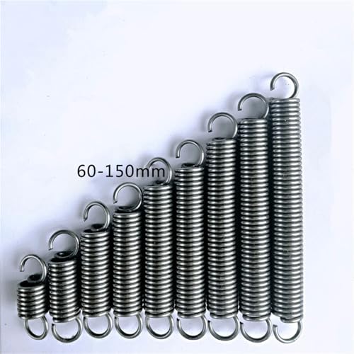 Xhuan-圧縮ばね Stainless Steel Tension Extension Spring 2mm Wire Diameter*18mm Out Diameter* (60-150)mm Length,1PCS, 頑丈な多用途(2x18x140