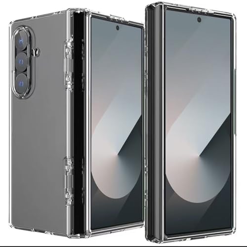 yanzi Compatibile con SamSung Galaxy Z Fold 7-5G Cover(Trasparente)Custodia Ultra Sottile Matte TPU Silicone Bumper Cerniera Antiurto 360° Protezione Case+3D Vetro Temperato Pellicola Protettiva-2025 yanzi Compatibile con SamSung Galaxy Z Fold 7-5G Cover(Trasparente)Custodia Ultra Sottile Matte TPU Silicone Bumper Cerniera Antiurto 360° Protezione Case+3D Vetro Temperato Pellicola Protettiva-2025