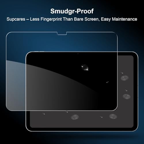 Image of SupCares Tempered Glass for iPad Pro, (M5, M4) (11 Inch) With Installation Kit | Military-Grade Gorilla Screen Protector | Edge to Edge Coverage | Transparent