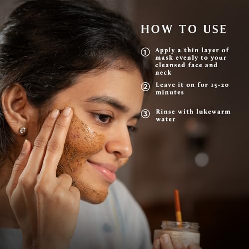 Image of Old School Rituals Spices & Camphor Oil Purifying Face Mask | Anti-Acne & Oil-Control Face Mask for Clear, Radiant Skin | Detoxifies Pores, Balances Excess Oil, and Reduces Breakouts | Enriched with Natural Spices & Camphor Oil for Skin Purification | 50g