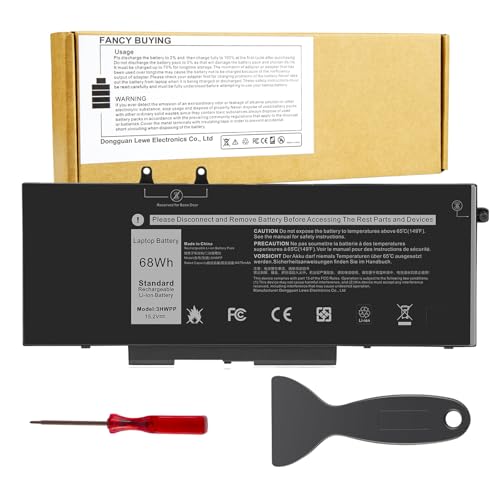 Fancy Buying 3HWPP Laptop Battery for Dell Latitude 5401 5410 5411 5501 5510 5511 Precision 3541 3551 INSPIRON 7706 2-in-1 INSPIRON 17 7500/7506 2-in-1 03HWPP 10X1J N2NLL 1VY7F 3YNXM 451-BCMN