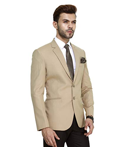 Image of MANQ Men's Slim Fit Single Breasted Blazer