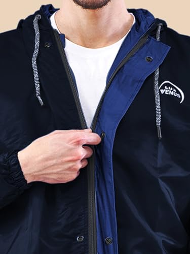 Image of LUX VENUS Reversible Rain Coat for Men.