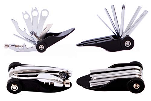 Ybeki Namucuo Bike Repair Tool Kit - Bicycle Repair Tool Kit Set With Multi-Function Bike Tool, Bike Chain Tool, Bone Wrench, Tire Tool Bike Portable Tool Bag. 6 Month Warranty #TOP3