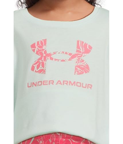 Image of Under Armour Girls' 2-piece Long Sleeve Tee and Leggings Set, Soft & Comfortable