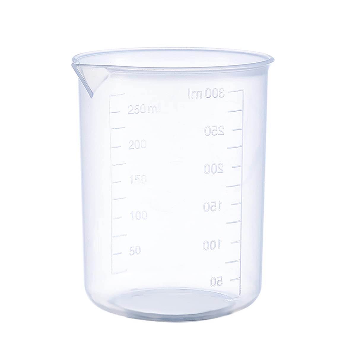 50 szt. 25 ml przezroczystych plastikowych miarek do żywicy, farb i użytku kuchennego(250ml 10pcs)