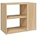 Produktbild vidaXL Beistelltisch Beistellschrank Sideboard Kommode Beistellregal Schrank Mehrzweckschrank Standregal Sonoma-Eiche 60x30x50cm Holzwerkstoff