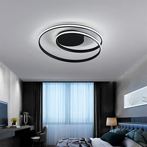 Suspension LED design en aluminium blanc et lustre géométrique haut de gamme