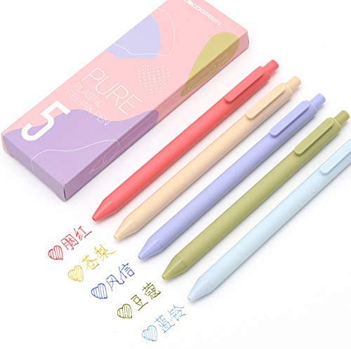 Stylos Kaco Morandi II Lot De 5 - Pointes Fines 0,5mm Couleurs Assorties - 12