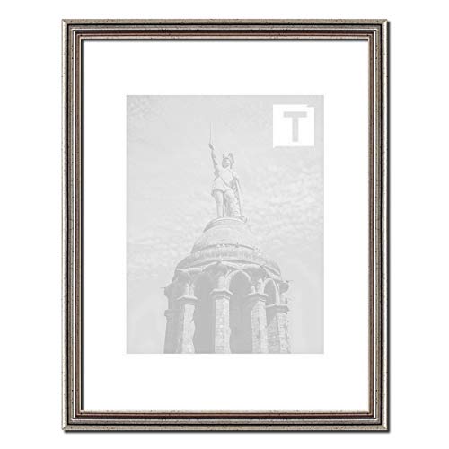 Barock-Bilderrahmen Imke Silber 42 × 59,4 cm A2 Museumsglas 2mm filigran metall Cover