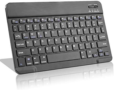 Amazon Fire HD 10 Wireless Keyboard,Universal Slim Portable Bluetooth Keyboard Compatible with Amazon Fire HD 10 Keyboard with Built in Rechargeable Battery,Black