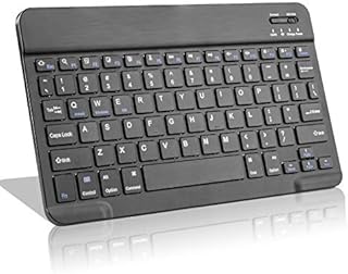 Amazon Fire HD 10 Wireless Keyboard,Universal Slim Portable Bluetooth Keyboard Compatible with Amazon Fire HD 10 Keyboard with Built in Rechargeable Battery,Black