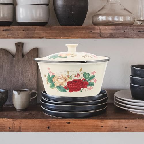 Pot de cuisine en émail avec couvercle pour éliminer les résidus d'huile - 7
