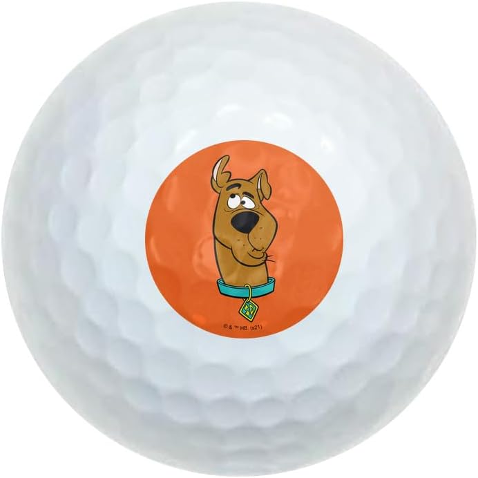 Silly Scooby-Doo Wilson Golf Balls 12 Pack, Regulation Size Full Color Premium Golf Balls